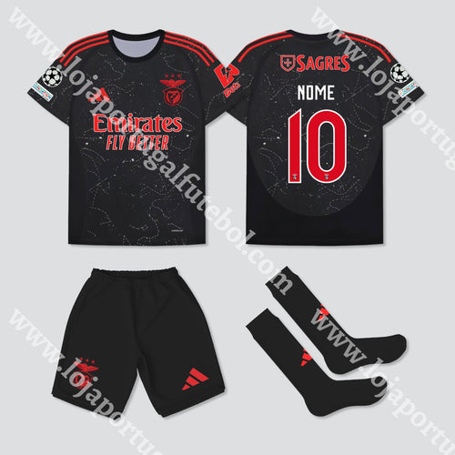 Novo Kit Criança Alternativo Sl Benfica 24/25