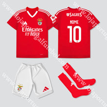 Carregar imagem no visualizador da galeria, Novo Kit Criança Principal Sl Benfica 24/25
